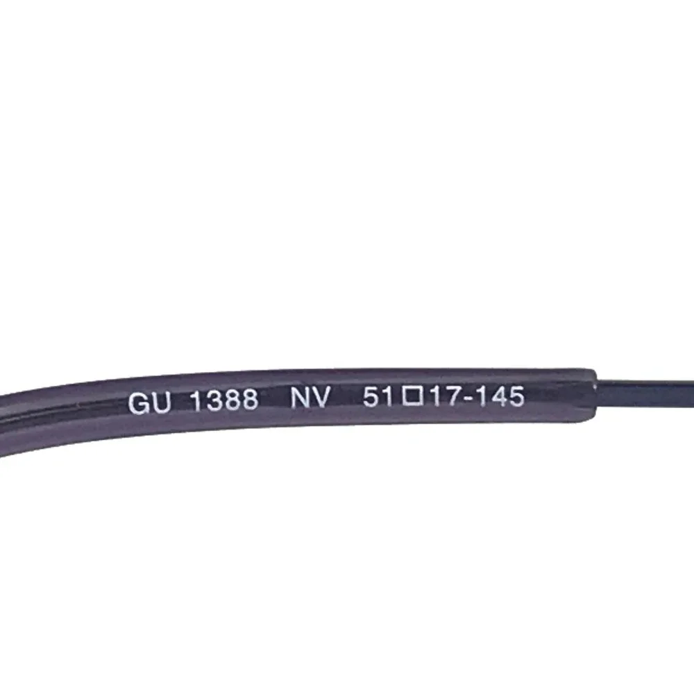 Guess Eyeglasses Frames GU1388 NV Navy Blue Rectangular Full Rim 51-17-145